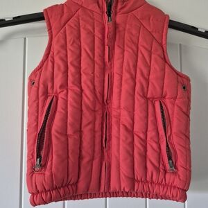 OshKosh B'gosh Dark Orange Size 18 Months Quilted Vest